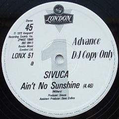Sivuca - Ain't No Sunshine - London