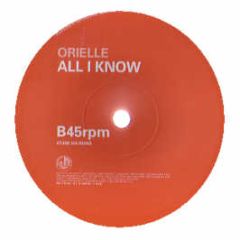 Orielle - All I Know - Blanco Y Negro