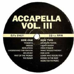 Acappella Trax - Volume 3 - White