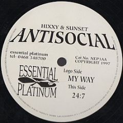 Antisocial - My Way - New Essential Platinum