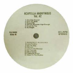 Acappella Anonymous - Volume 2 - DJ Essentials