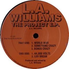 La Williams - The Project EP - Sex Trax