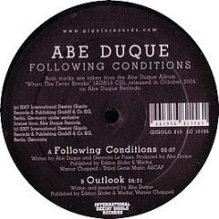 Abe Duque - Following Conditions - Gigolo
