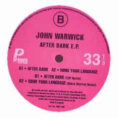 John Warwick - After Dark EP (Pink Vinyl) - Primate
