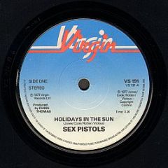 Sex Pistols - Holidays In The Sun - Virgin Re-Press