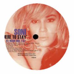 Filsonik Feat. Soni - Here To Stay - Vega Records