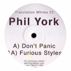Phil York - Don't Panic - Tranzlation White