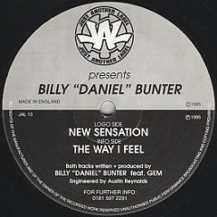 Billy Daniel Bunter - New Sensation - Just Another Label