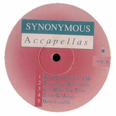 Synonymous Acapellas - Volume 2 - Pink
