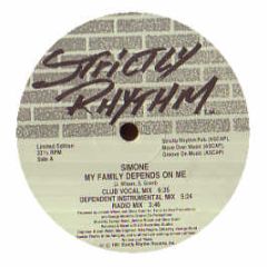 Simone - My Family Depends On Me (Orange Vinyl) - Strictly Rhythm