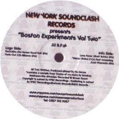 Various Artists - Boston Experiments Vol. 2 - New York Soundclash Records