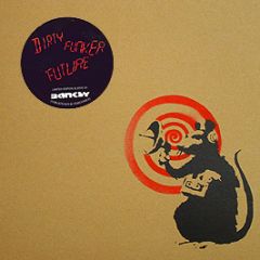 Dirty Funker (Red On Brown) - Future (Banksy Ltd Edition Artwork) - DF
