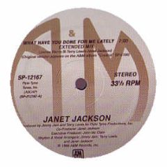 Janet Jackson - What Have You Done For Me Lately - A&M