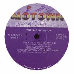 Thelma Houston / Commodores - Don't Leave Me This Way / Fancy Dancer - Motown