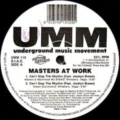Masters At Work - Can't Stop The Rhythm - UMM