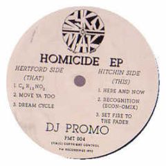 Syko & Mak - Homicide EP - Pm Recordings