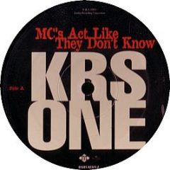 Krs-One - MC's Act Like They Don't Know - Jive