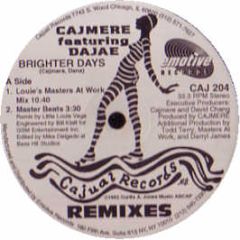 Cajmere Feat Dajae - Brighter Days (Remix) - Cajual