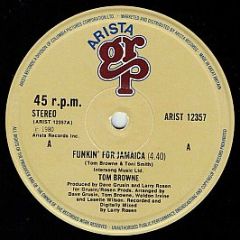 Tom Brown - Funkin For Jamaica - Arista