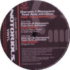 Darwin & Rampant Feat Ant Johnson - No More - Notorious Vinyl