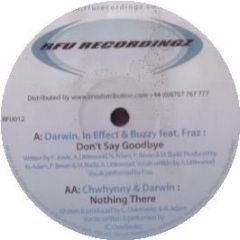 Darwin, In Effect & Buzzy Feat. Fraz - Don't Say Goodbye - Rfu Recordings