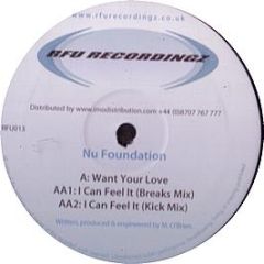 Nu Foundation - Want Your Love - Rfu Recordings