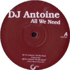 DJ Antoine - All We Need - Tinted Records