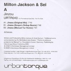 Milton Jackson & Sei - Jinzou - Urban Torque