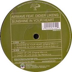 Airwave Feat. Didier Likeng - Sunshine In Your Heart - Bonzai Music