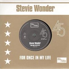 Stevie Wonder - For Once In My Life - Motown Re-Press