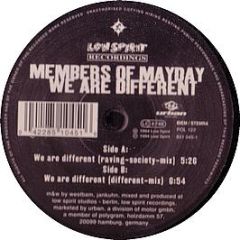 Members Of Mayday - We Are Different - Low Spirit