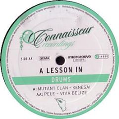 Various Artists - A Lesson In Drums - Connaisseur