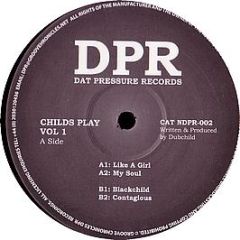 Dubchild - Childs Play Vol. 1 - DPR