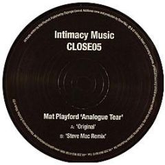 Mat Playford - Analogue Tear - Intimacy