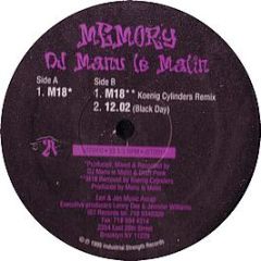 DJ Manu Le Malin - Memory - Ist Records