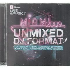 Cr2 Records Presents - Live & Direct (Miami 2009) (Un-Mixed) - CR2