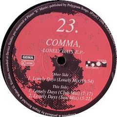 Comma - Lonely Days EP - Noom