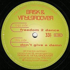 Brisk & Vinylgroover - Freedom 2 Dance - Next Generation