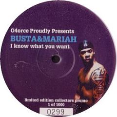 Busta Rhymes & Mariah Carey - I Know What You Want (White Vinyl) - Busta 1