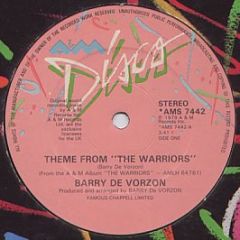 Barry De Vorzon - Theme From The Warriors - A&M
