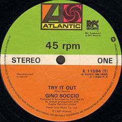 Gino Soccio - Try It Out - Atlantic