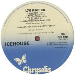 Icehouse - Love In Motion - Chrysalis