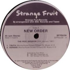 New Order - Peel Sessions (January 1981) - Strange Fruit