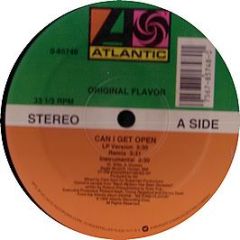 Original Flavor - Can I Get Open - Atlantic