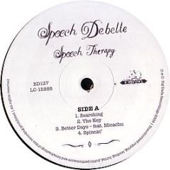 Speech Debelle - Speech Therapy - Big Dada 137