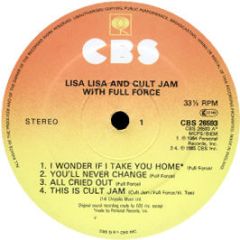 Lisa Lisa & Cult Jam - With The Full Force - CBS