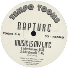 Rapture - Music Is My Life - Tempo Toons
