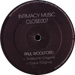 Paul Woolford - Timebomb - Intimacy