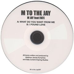 M To The Jay - What Do You Want From Me - M To The Jay