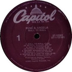 Rene & Angela - Wall To Wall - Capitol